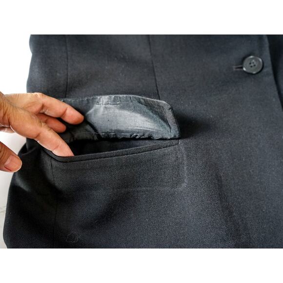 VTG Pendleton Women Virgin Wool Blazer Sz 12P Preppy Academia Office Jacket - Picture 10 of 16